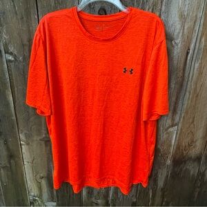 Under Armour Men's Bright Heathered Orange Loose Tee Sz. 2XL